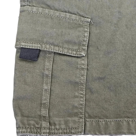 Forever 21 Cargo Skirt Women's Size Small Olive Green Cotton 4 Pocket Mini - Picture 6 of 9